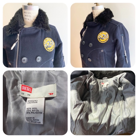 Diesel - Wool-blend Coat - Picture 7 of 7